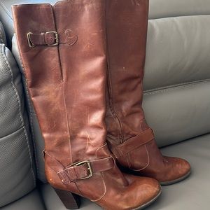 Clarks leather riding boots
